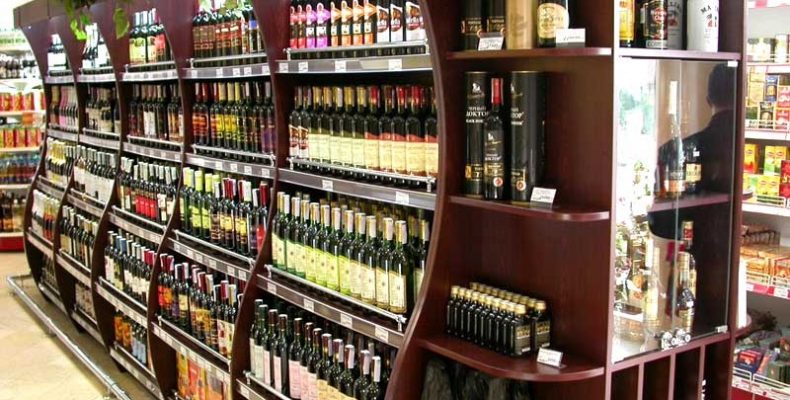 Магазины алкогольных напитков